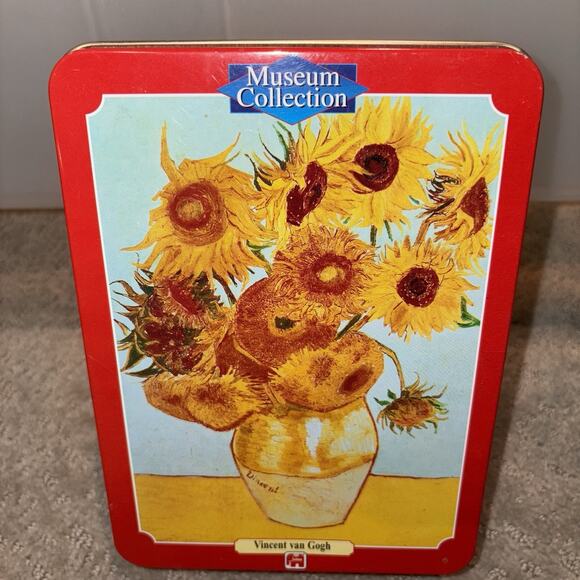 Museum Collection 500 Piece Puzzle Van Gogh Sunflowers- NEW in Tin - Picture 1 of 5